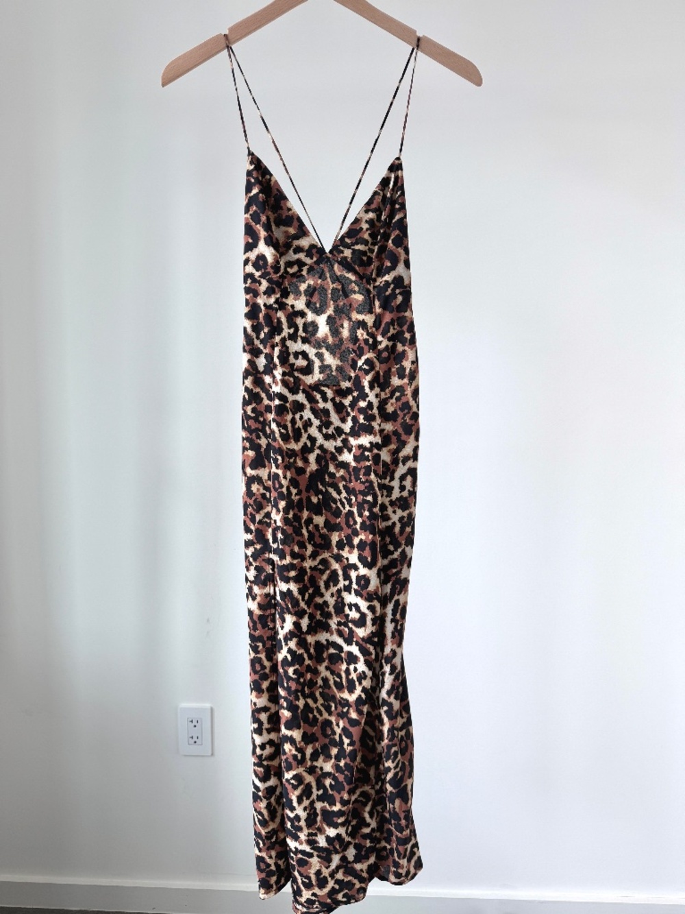Endless Summer Leopard Midi Slip Dress